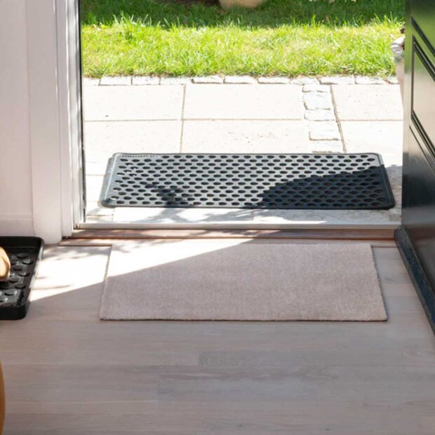 TICA COPENHAGEN - DØRMÅTTE ENSFARVET 40X60 CM | IVORY