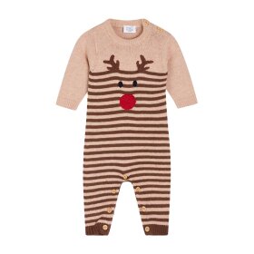 HUST AND CLAIRE - MANLY JUMPSUIT | WHEAT MELANGE