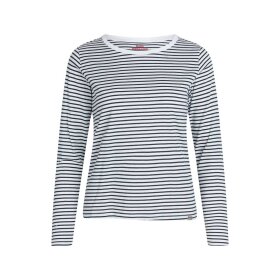 MADS NØRGAARD - ORG JERSEY STRIPE TENNA TEE | MAGICAL FOREST/BRILLIANT