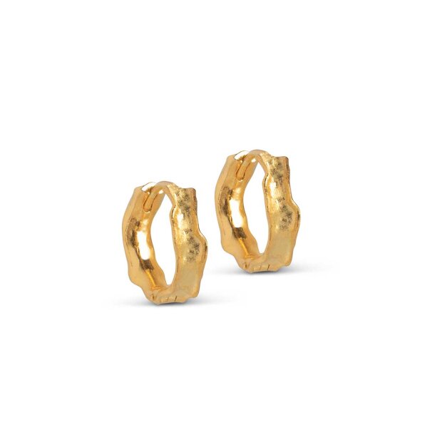Billede af Everly Hoops | Forgyldt Fra Enamel Copenhagen