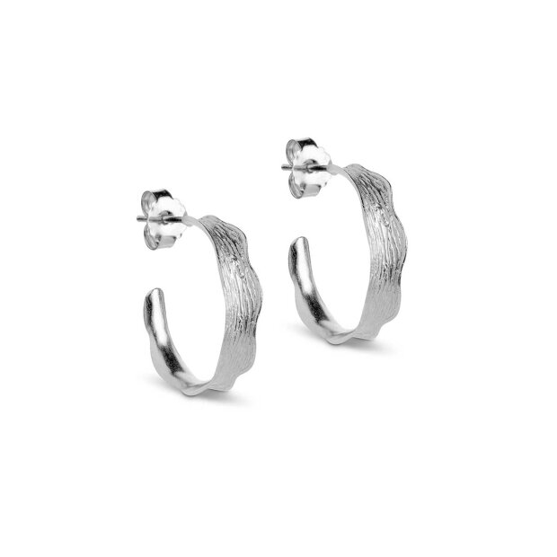 ENAMEL COPENHAGEN - ANE SMALL HOOPS | SØLV