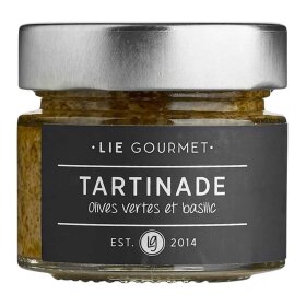 LIE GOURMET - TAPENADE GRØN OLIVEN/BASILIKUM 80 G