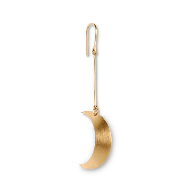 JANE KØNIG - HALF MOON EARRING | FORGYLDT