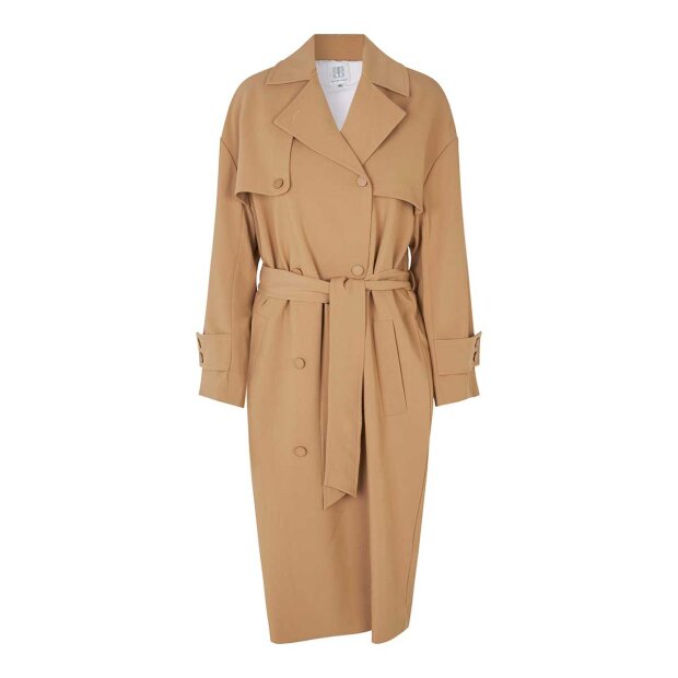 SECOND FEMALE - SILVIA CLASSIC TRENCHCOAT | NEW TOBACCO BROWN