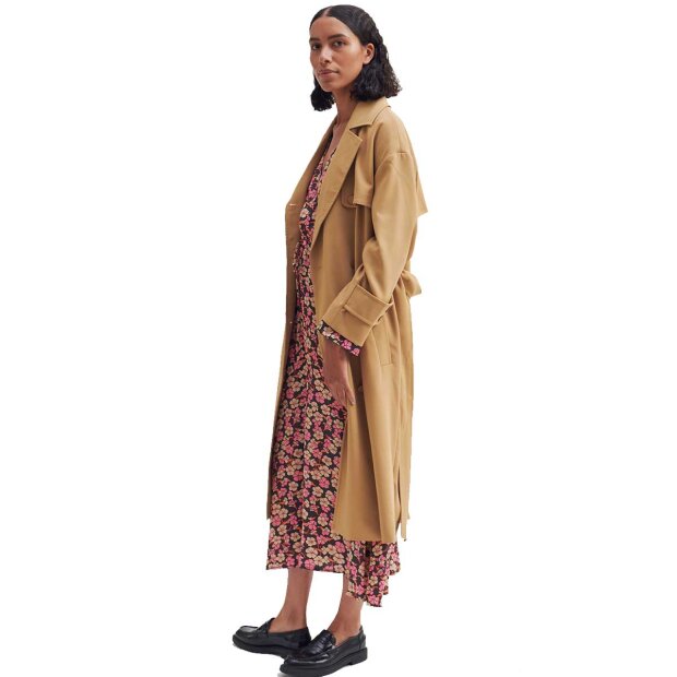 SECOND FEMALE - SILVIA CLASSIC TRENCHCOAT | NEW TOBACCO BROWN