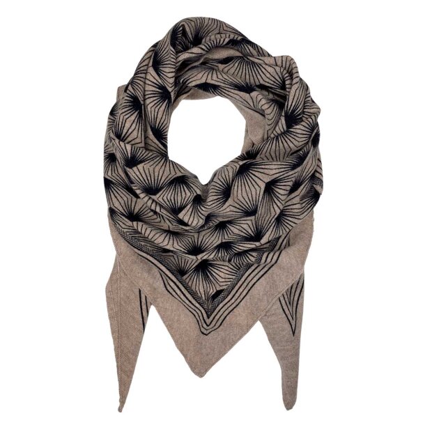 GAUGE & PLY - HOLLY SCARF | DARK SAND