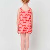 BOBO CHOSES - WAVES ALL OVER TERRY PLAYSUIT | PINK