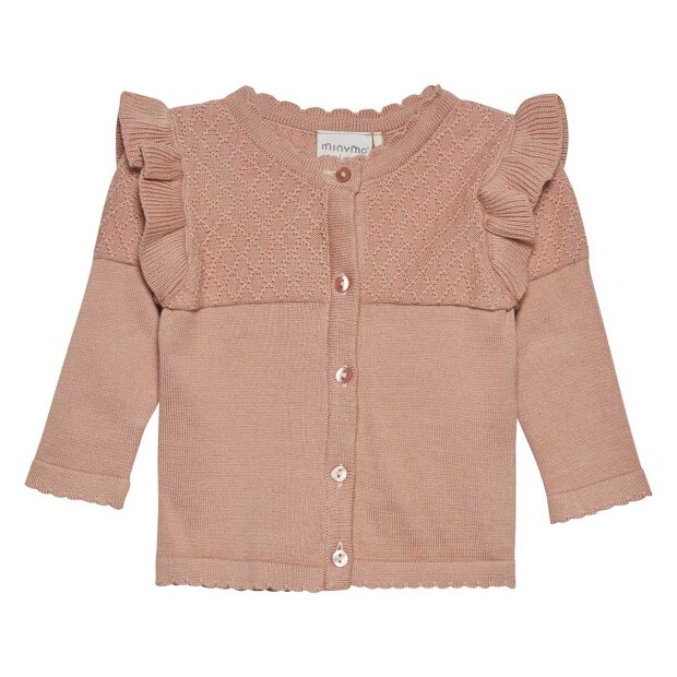 MINYMO - CARDIGAN KNIT | MAHOGANY ROSE