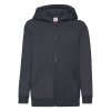 FRUIT OF THE LOOM - KLASSISK HOODIE M/LYNLÅS KIDS | DEEP NAVY FRUIT OF THE LOOM - KLASSISK HOODIE M/LYNLÅS KIDS | DEEP NAVY