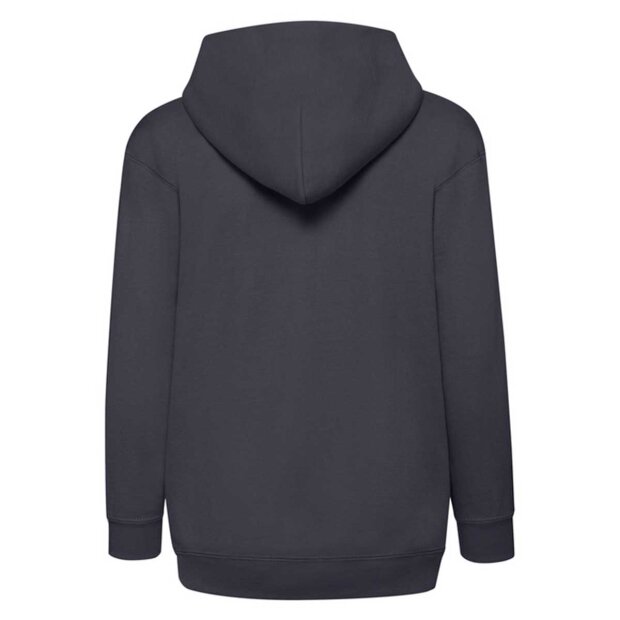 FRUIT OF THE LOOM - KLASSISK HOODIE M/LYNLÅS KIDS | DEEP NAVY