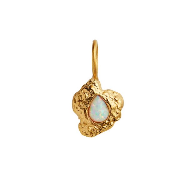 Ocean Glimpse Pendant With Opal | Forgyldt Fra Stine A
