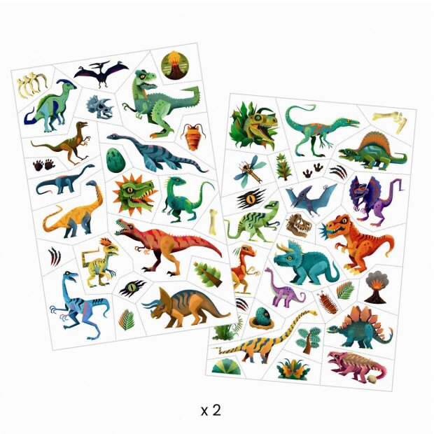 DJECO - TATOVERINGER - DINOSAURER