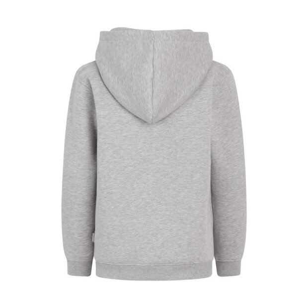 MADS NØRGAARD - STANDARD HUDINI ZIP SWEATSHIRT | GREY MELANGE