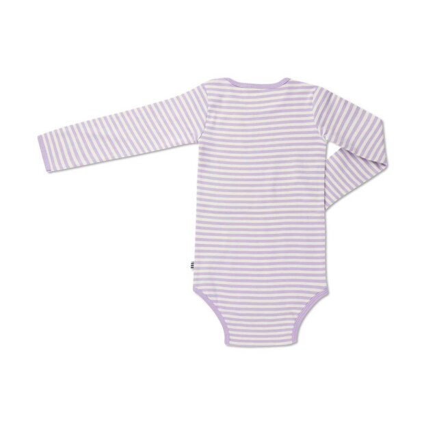 MADS NØRGAARD KIDS - SOFT DUO STRIPED BODY | OFFWHITE/LAVENDULA