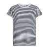 MADS NØRGAARD KIDS - ORGANIC JERSEY STRIPE TUVINA TEE FAV | WHITE/BLACK
