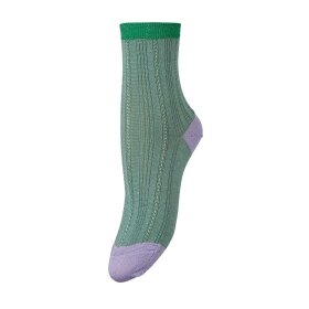 BECK SØNDERGAARD - GLITTER DRAKE BLOCK SOCK | MEADOW GREEN