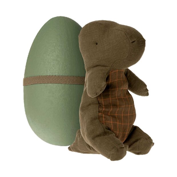 Billede af Gantosaurus I Æg Medium 37 Cm | Skovgrøn Fra Maileg