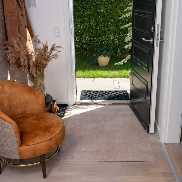 TICA COPENHAGEN - DØRMÅTTE ENSFARVET 90X130 CM | IVORY