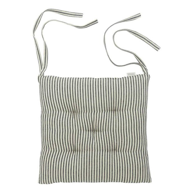 Billede af Kitty Stolepude 40x40 Cm | Sort/hvid Fra Svanefors