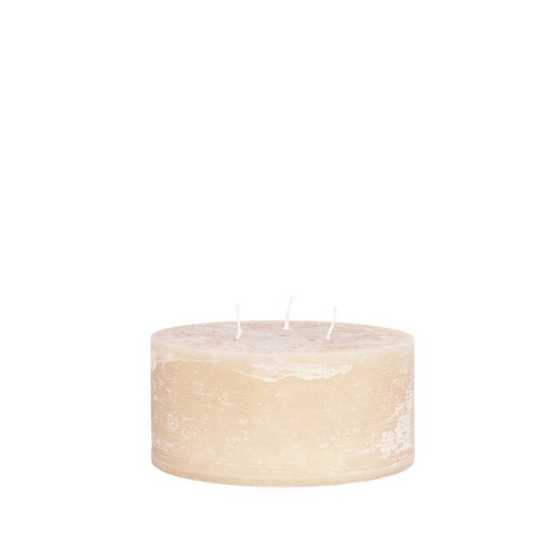 COZY LIVING - RUSTIC CANDLE 15X7 - 60 TIMER | SHELLS