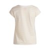 MADS NØRGAARD - ORGANIC FAVORITE STRIPE TEASY T-SHIRT | DOUBLE CREAM/BRILLIANT WHITE