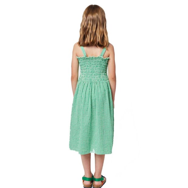 BOBO CHOSES - VICHY STRAP DRESS | GREEN
