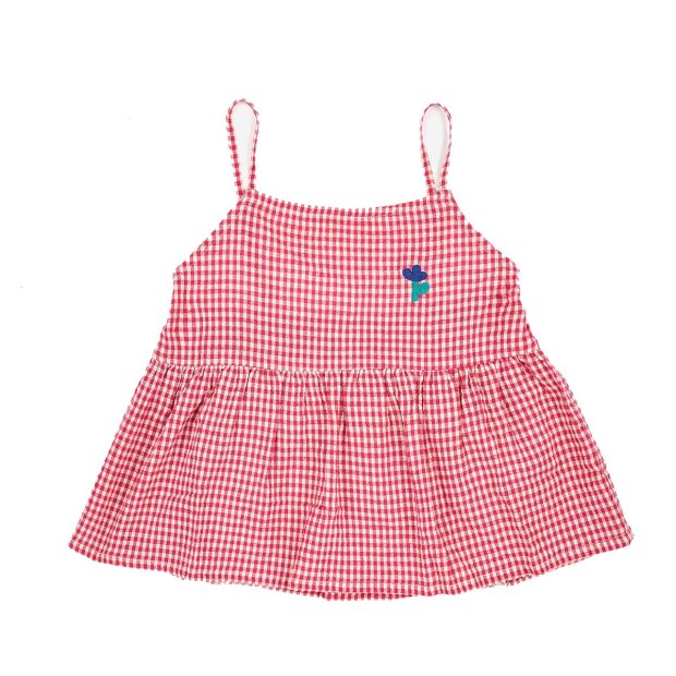 Billede af Vichy Woven Tank Top | Pink Fra Bobo Choses