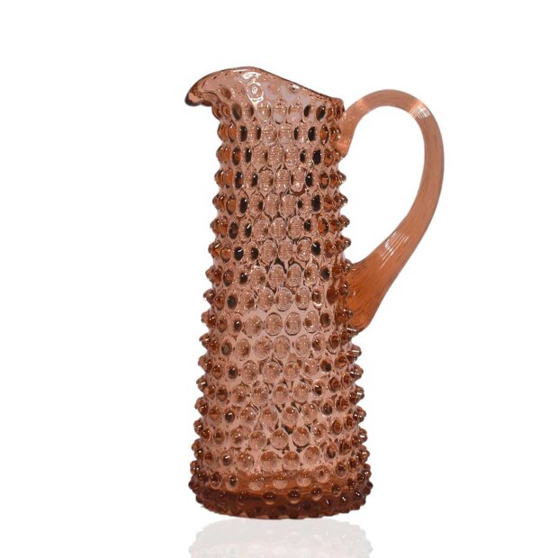 Billede af Eiffel Hobnail Jug 1l | New Brown Fra Anna Von Lipa