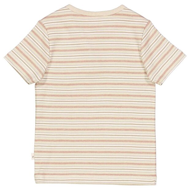 WHEAT - BERTRAM T-SHIRT | DUSTY STRIPE