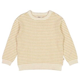 WHEAT - MORGAN KNIT PULLOVER | SEEDS STRIPE