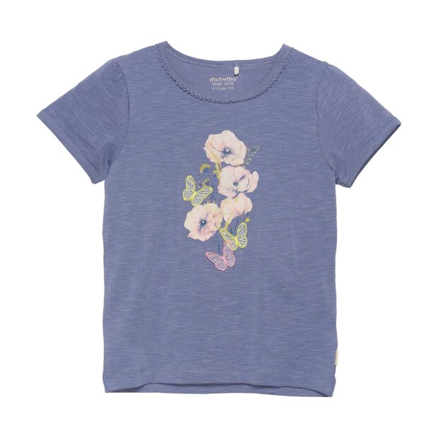 Billede af T-shirt M/korte Ærmer | Folkstone Gray Fra Minymo