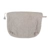 IB LAURSEN - TOILETTASKE QUILTET 18X28 CM | ASH GREY