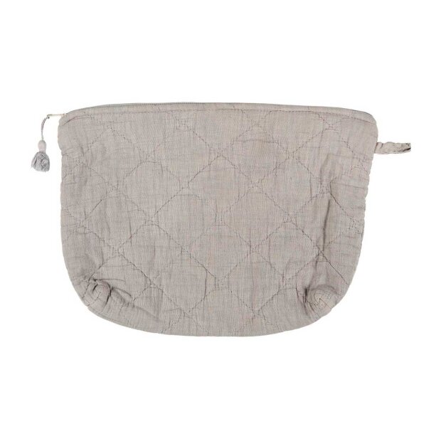 IB LAURSEN - TOILETTASKE QUILTET | ASH GREY