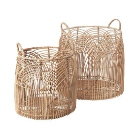 COZY LIVING - MARI RATTAN KURV LARGE 47X45 CM