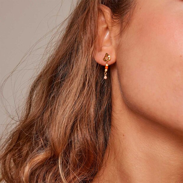 ENAMEL COPENHAGEN - MINNA ØRERING | FORGYLDT