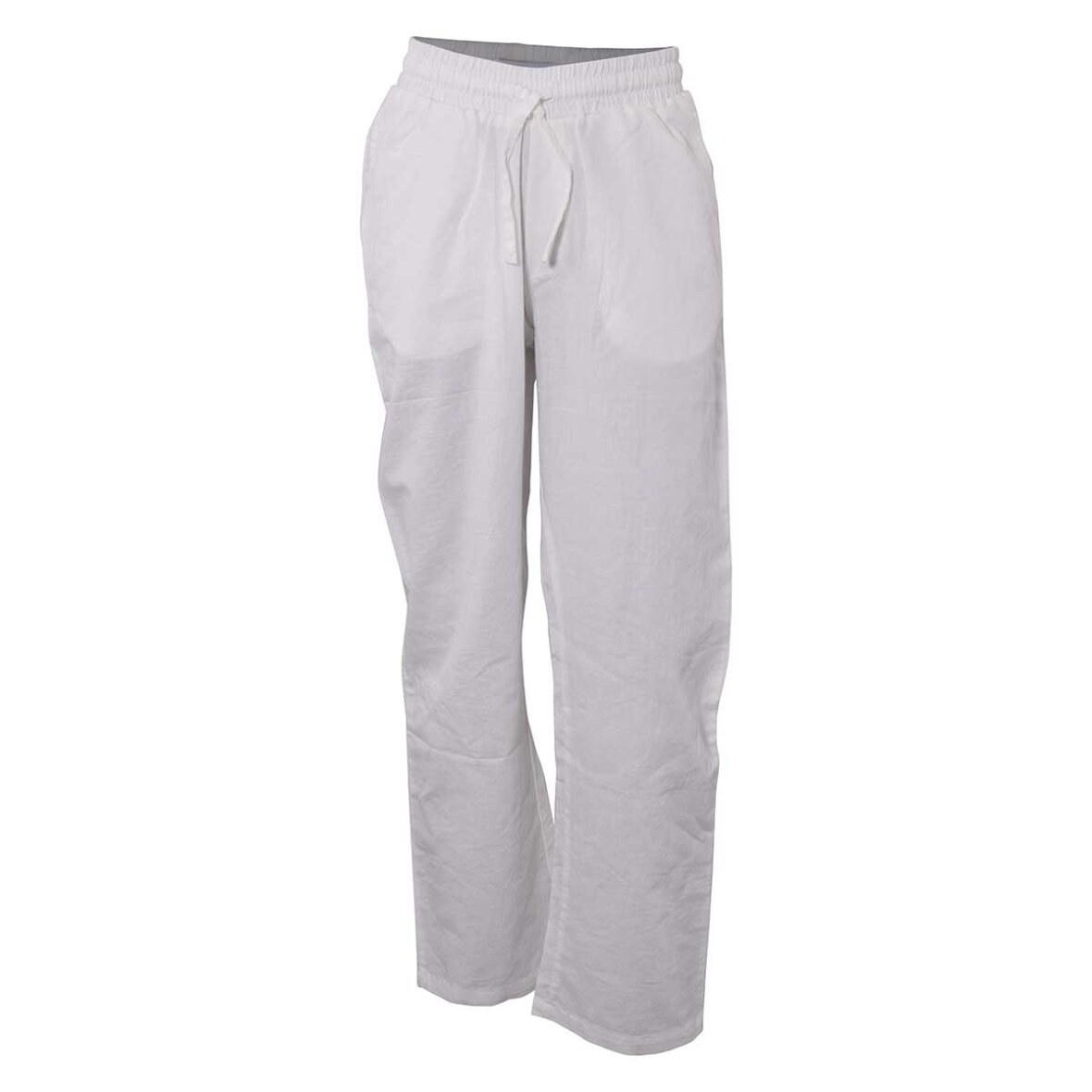 HOUND LINEN BLEND PANT WHITE Stokværk