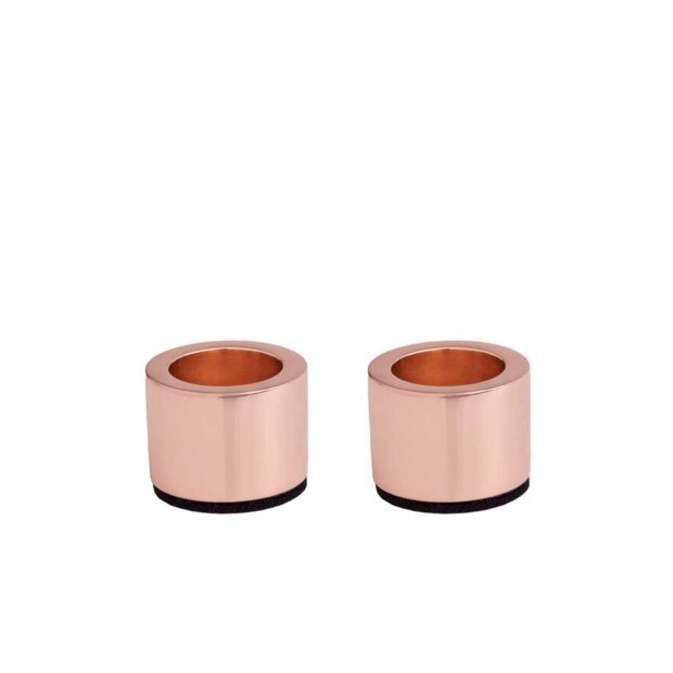 UYUNI - LIGHT CANDLEHOLDER 3,2X2,3 CM | ROSEGOLD