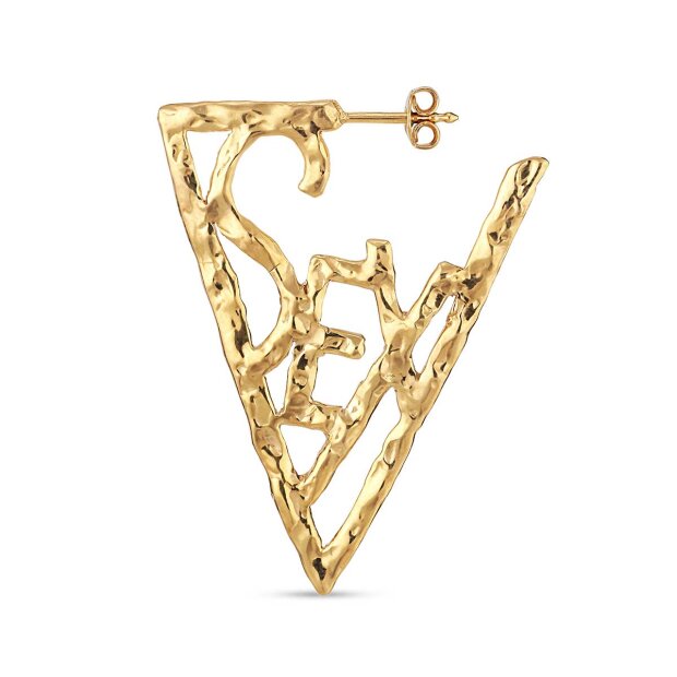 Billede af Sex Earring - 1 Stk. | Forgyldt Fra Jane Kønig