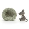 JELLYCAT - HIBERNATING MUS I REDE 12 CM