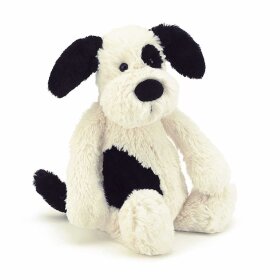 JELLYCAT - BASHFUL HUND SORT/CREME 31 CM