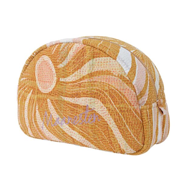Makeuptaske Stor | Orange Sun Fra Maanesten