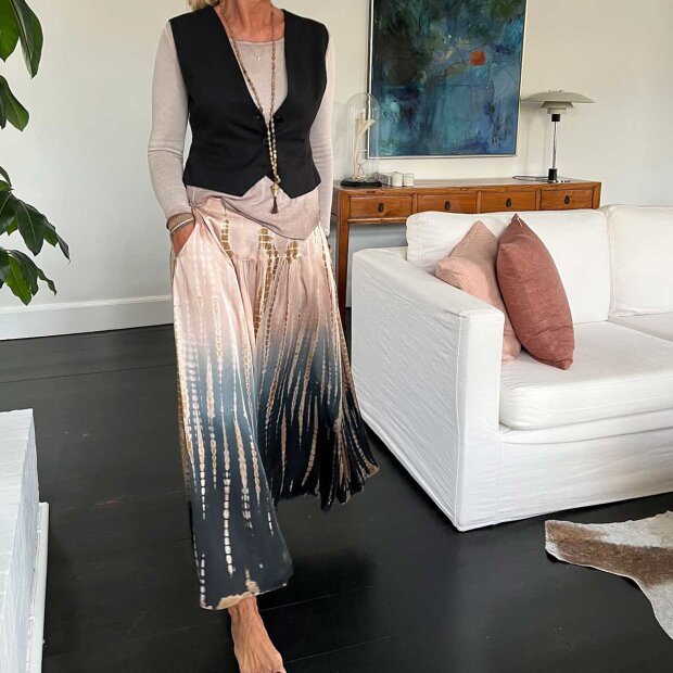 ASTA N - MALIN WIDE NEDERDEL | ROSE CARAMEL