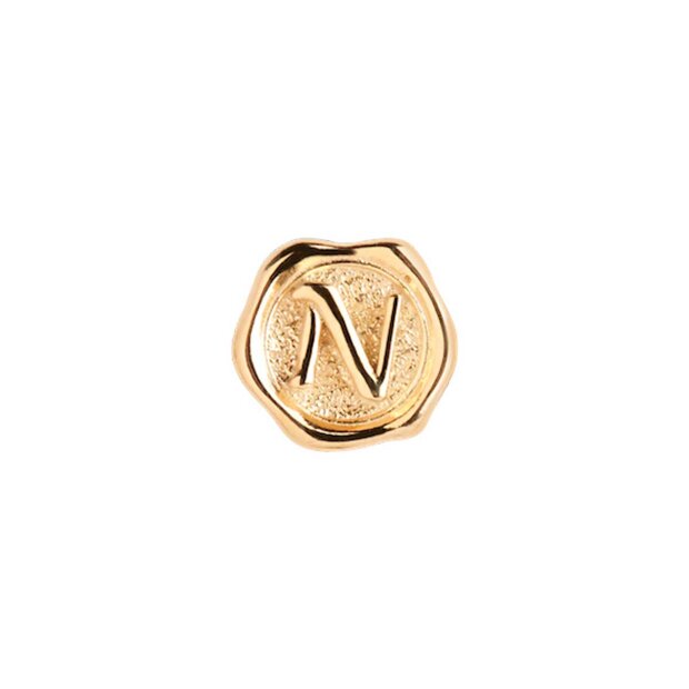 Billede af Signet Letter Coin | Forgyldt Fra Maria Black