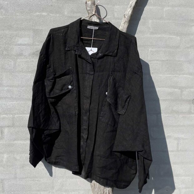 CABANA LIVING - IRIS HØRSKJORTE | SORT