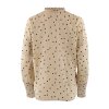 CONTINUE COPENHAGEN - ASTA DOT BLUSE | BEIGE M/SORTE PRIKKER