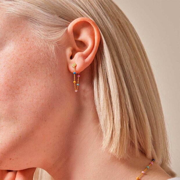 ENAMEL COPENHAGEN - LOLA ØRERING FORGYLDT | TIVOLI