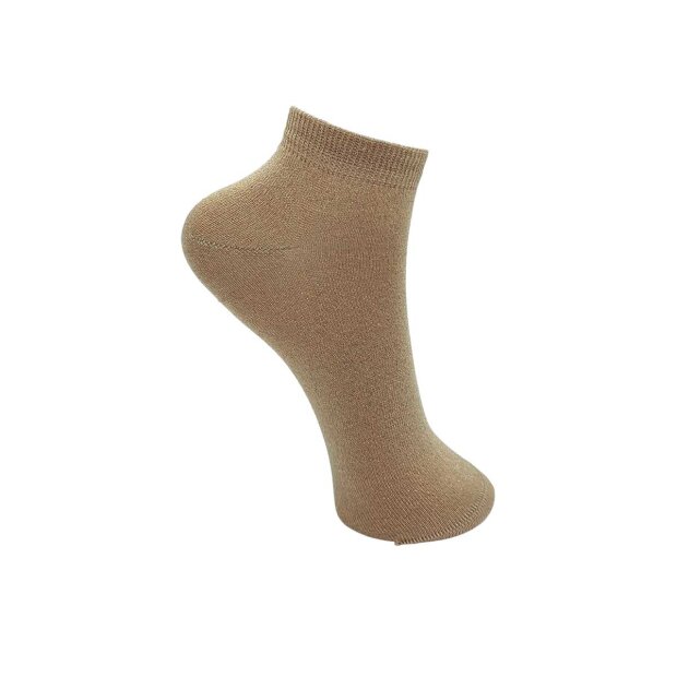 BLACK COLOUR - GLITTER ANKELSTRØMPER | GULD