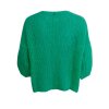 BLACK COLOUR - CASEY PUFF SLEEVE CARDIGAN | APPLE GREEN
