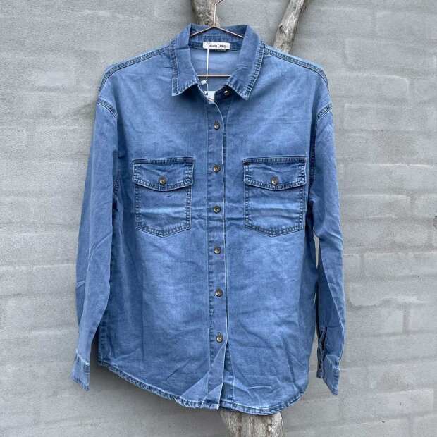 CABANA LIVING - DANTE JEANS SKJORTE | DENIM