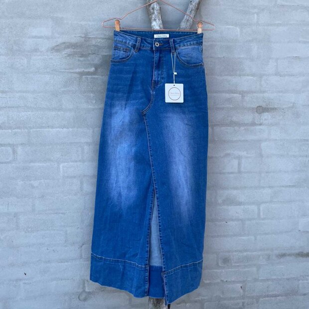 Billede af Azzo Denim Nederdel | Blue Fra Cabana Living
